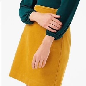 J. Crew cute rust color corduroy cotton mini skirt
